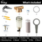 Buy now iSpring WSP-50 Reusable Whole House Spin Down Sediment Water Filter, 50 Micron Flushable Prefilter Filtration, 1" MNPT + 3/4" FNPT, Lead-Free Brass at indiglob india