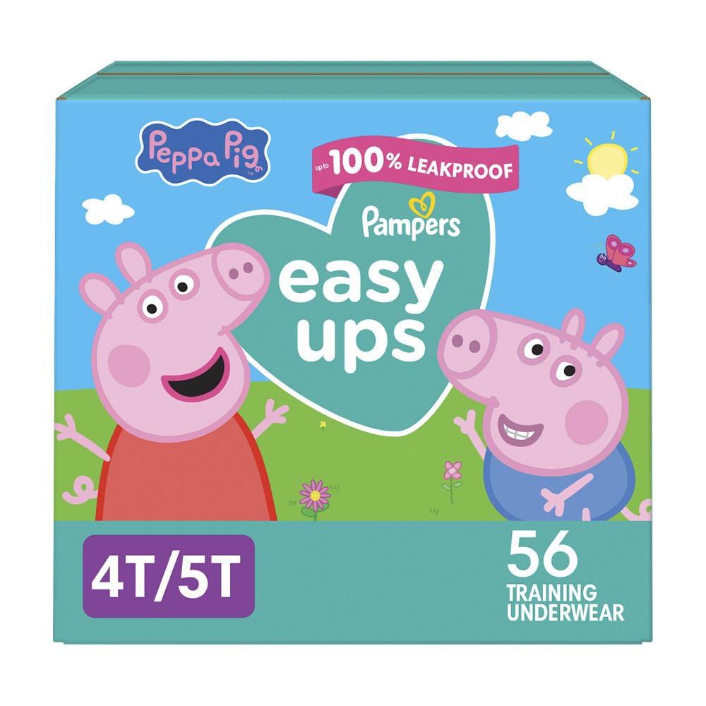 Buy now Pampers Training Pants - Easy Ups Girls & Boys - Size 3T-4T, 22 Count, Peppa Pig Underwear (Packaging May Vary) 4T-5T (B077VHXG27) at indiglob india