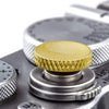Fuji Shutter Release Button Accessories: Fujifilm Camera Soft Shutter Button - Black Shutter Button for Canon Nikon Leica Film X100V X100F Xt5 Xt4 Xt3 Xt2 Xt30 Xt20 Xt10 Xpro3 Xpro2 Xpro1 - Gold