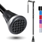 Buy now REHAND Walking Cane - Foldable, Adjustable, Collapsible Walking Canes for Men & Women, Heavy Duty All Terrain Tip, with Travel Bag | Walking Sticks for Seniors & Adults Natural Black at indiglob india