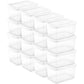 Buy now Sterilite 24-Pack 6 Quart Storage Box, Stackable Clear Plastic Bins with Snap-On Lids - Heavy-Duty Organizing Containers for Closet, Bathroom, and Office 20 Quart 16 Pack at indiglob india