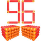 EKIND 9.5cm Foam Darts Compatible for Nerf Elite Mega Series 36-Dart Refill Pack (Red)