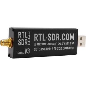 RTL-SDR Blog V3 R860 RTL2832U 1PPM TCXO HF Bias Tee SMA Software Defined Radio with Dipole Antenna Kit