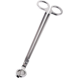 Candle Wick Trimmer, Polished Stainless Steel Wick Clipper Cutter - Reaches Deep Into Candles to Cut Spent Wicks, Allow Cleaner Burn and Prevent Soot Buildup