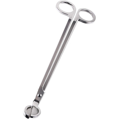 Candle Wick Trimmer, Polished Stainless Steel Wick Clipper Cutter - Reaches Deep Into Candles to Cut Spent Wicks, Allow Cleaner Burn and Prevent Soot Buildup
