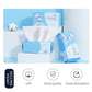 Cotton Facial Dry Wipes, 100 Count, Deeply Cleansing Disposable Face Towel Wash Cloth, Multi-Purpose for Skin Care, Make-up and Face Wipes, Facial Cleansing