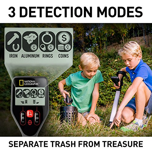 Buy now National Geographic PRO Series Metal Detector - Ultimate Treasure Hunter with Pinpointer, Large Waterproof 10" Coil - Lightweight and Collapsible for Easy Travel (Amazon Exclusive) at indiglob india