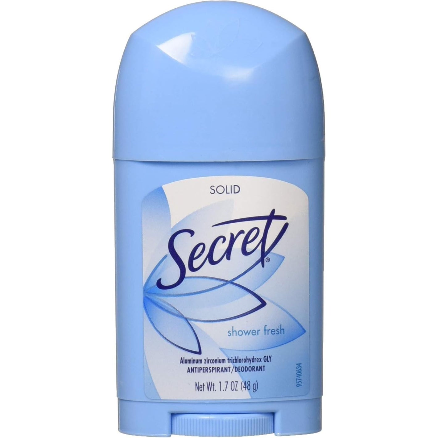 Secret Solid Antiperspirant and Deodorant Shower, Fresh Scent, 1.7 Ounce