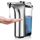 Buy now Automatic Soap Dispenser, Touchless Dish Soap Dispenser 17oz/500ml with Infrared Sensor, 5 Adjustable Soap Levels, Liquid Dispenser for Bathroom Kitchen (Silver) at indiglob india