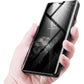 AICase Galaxy Note 9 Case, Luxury Translucent View Window Front Cover Mirror Screen Flip Smart Electroplate Plating Stand 360 Full Body Protective Case for Samsung Galaxy Note 9 (Midnight Black)