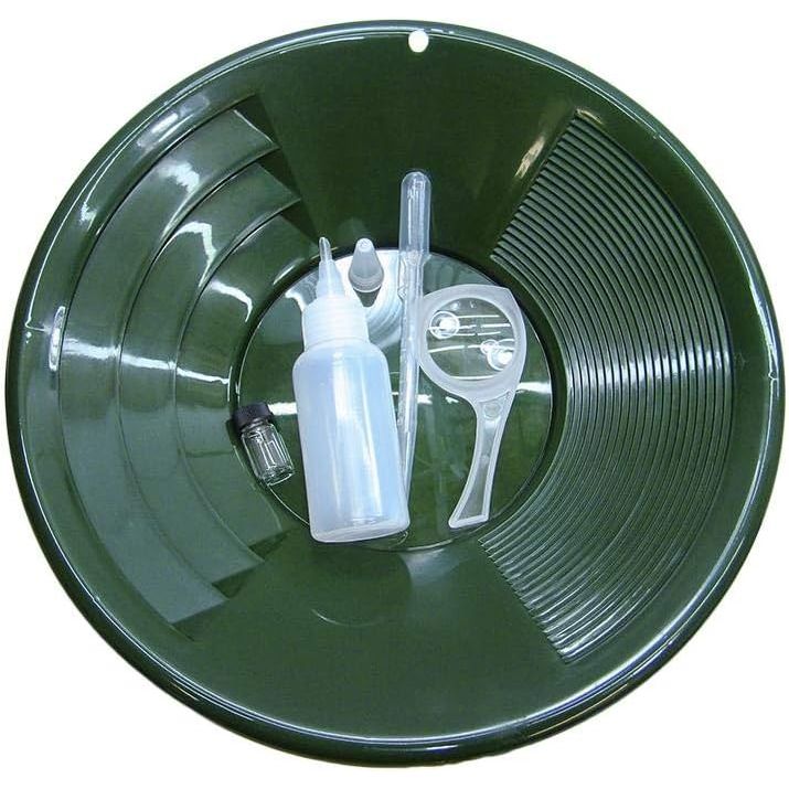 12" Gold Pan 5 Piece Kit (Greeen)