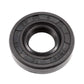 uxcell Oil Seal, TC 10mm x 20mm x 7mm Nitrile Rubber Cover Double Lip with Spring for Bearing Shaft, Black