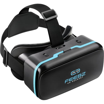 VR Headset for iPhone & Android 1.0 - for Kids | with Links to 3D VR Videos + VR Games for Android | Virtual Reality Goggles Set for Phones 4.5"-6.5"