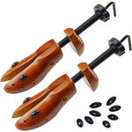 Buy now Echodo 2 Way Shoe Trees For Men Wooden Shoe Stretcher Adjustable Unisex Shaper Large Size for Men and Women, Wood Shaper Women's Size 10 to 13.5 Man's Size 9 to 13 at indiglob india
