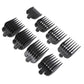 8 Pcs Professional Hair Clipper Combs Guides, Wahl Replacement Guards Set #3171-400 – 1/8” to 1” Fits Most Size Wahl Clippers/Trimmers, Black 1
