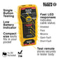 Buy now Klein Tools VDV026-813 RJ45 Ethernet Cable Tester and Crimper Kit, Pass-Thru Technology, Includes Connectors for Cat5e / CAT6 Data Applications, Pack of 50 at indiglob india