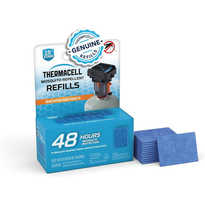 Thermacell Mosquito Repellent Refills; Compatible with Thermacell Backpacker; Highly Effective, Long Lasting, No Spray, Scent, or Mess; 15 Foot Zone of Mosquito Protection