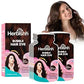 Herbishh Natural Hair Dye Shampoo with Argan Mask - Long-Lasting Color for Gray Hair - Travel Size, 10+1 Pack, Ammonia-Free (Black)