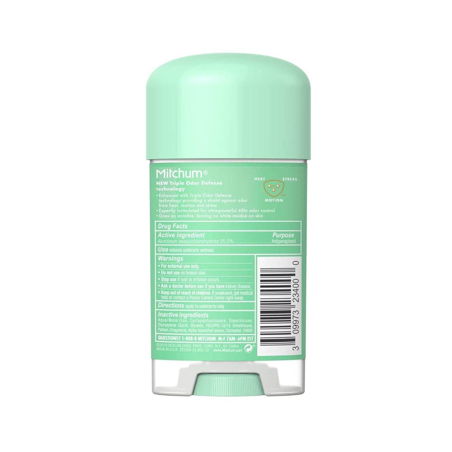 Mitchum Advanced Women Gel Anti-Perspirant & Deodorant, Shower Fresh 2.25 oz (Pack of 4) - My Store