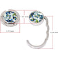 Set of 6 Mixed Pattern Foldable Womens Bag Purse Hook Handbag Hanger Holder