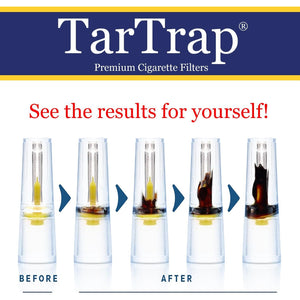 300-Pack Premium Cigarette Filters, Superior Tar & Chemical Removal, Fits Regular & King Size Cigarettes, Disposable Cigarette Filter Tips, Tar Bar Filters for Smokers