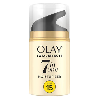 OLAY Total Effects 7-in-1 Anti-Aging Face Moisturizer with SPF 15, Fragrance-Free 1.7 oz