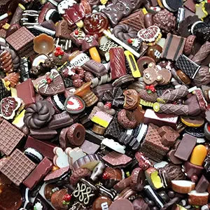 50 Pcs Slime Charms Easter Set DIY Craft Mixed Making Resin Jewery Making Kit, Resin Flatback Slime Beads Making Supplies for DIY Scrapbooking Crafts (Pink)