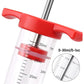 5 Stainless Steel Needles Spice Syringe Set BBQ Meat Flavor Injector Kithen Cooking Sauce Marinade Syringe Accessories