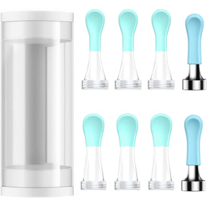 Bebird Replacement Tips Ear R1-8 PCS Waterproof Silicone Ear Spoon for Wet/Dry Earwax Cleaning - BEBIRD Original Ear Cleaner Tips Set for W3/R3/T15/X3/D3Pro/M9 (New Spiral Structure)