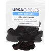 URSA Soft Circles: Reusable Soft Covers That Provide a Shield Against the Wind and Camouflage for Lavalier Mics. (15x Soft Circles + 30x Stickies, MultiPack) - Brown
