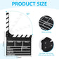 12"x11" Movie Film Clap Board Wooden Movie Clapboard Film Clapper Board (Black)