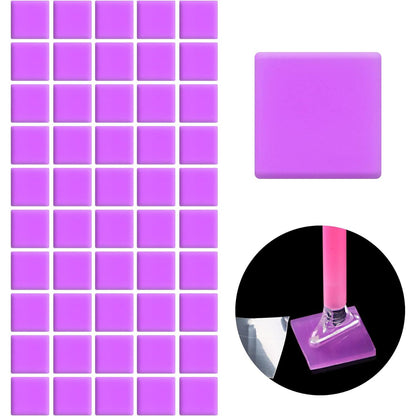 FEBSNOW Painting Glue Clay DIY Diamond Embroidery Wax Tool Set (Red 60 pcs)