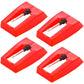 4 Pack Record Player Needle, Diamond Replacement Stylus Needle for Vinyl Record Player ION Jensen Crosley Victrola Sylvania Turntable Phonograph LP