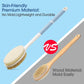 Back Scrubber Anti Slip Long Handle for Shower, Dual-Sided Back Brush with Stiff and Soft Bristles,Body Exfoliator for Bath or Dry Brush. - My Store