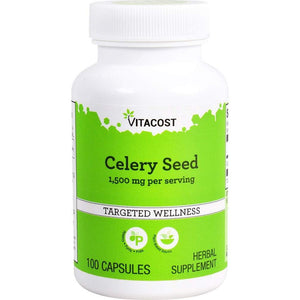 Buy now Vitacost Celery Seed -- 1,500 mg per serving - 100 Capsules at indiglob india