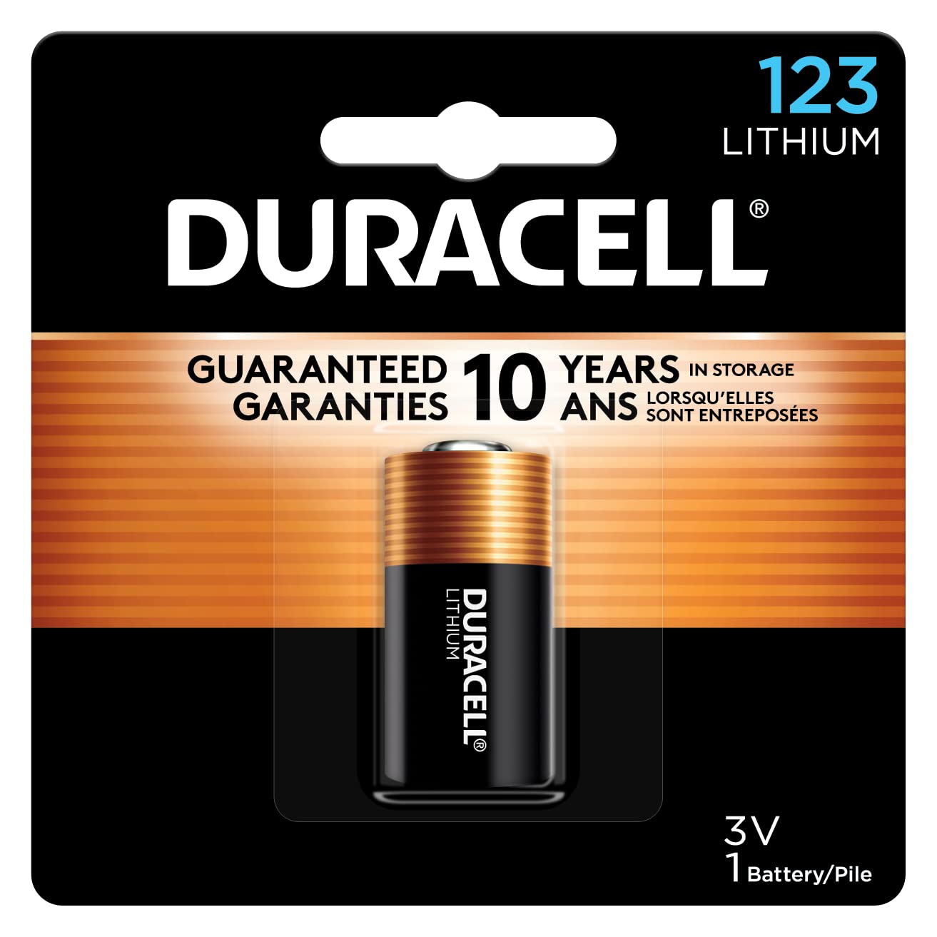 Buy now Duracell CR123A 3V Lithium Battery, 2 Count Pack, 123 3 Volt High Power Lithium Battery, Long-Lasting for Home Safety and Security Devices, High-Intensity Flashlights, and Home Automation 1 Count at indiglob india