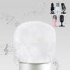 YOUSHARES 2PCS Blue Yeti Pop Filter for Blue Yeti Microphone, Yeti Foam Windscreen with Dead Cat Blue Yeti Mic Cover for Yeti Mic and Blue Yeti Pro USB Microphone - White Furry Wind Muff for Blue Yeti