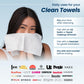 Buy now Clean Skin Club Clean Towels®, 100% USDA Biobased Face Towel, Disposable Face Towelette, Eczema Association Accepted, Makeup Remover Dry Wipes, Ultra Soft, 1 Pack, 25 Ct at indiglob india