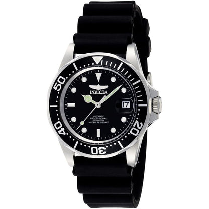 Buy now Invicta Men's Pro Diver Automatic Watch with Polyurethane Strap, Black (Model: 9110) at indiglob india