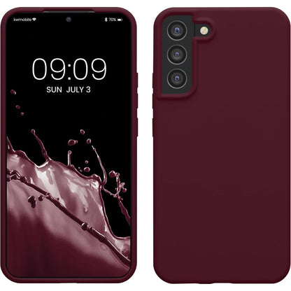 kwmobile Case Compatible with Samsung Galaxy S22 Plus Case - TPU Silicone Phone Cover with Soft Finish - Black Matte