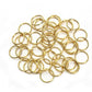 1 Box(1450PCS) Assorted Sizes Metal Closed Open Jump Rings Connecters for Necklace Bracelet DIY Jewelry Making Findings Kits(3mm 4mm 5mm 6mm 7mm 8mm 10mm)(Gold) - My Store