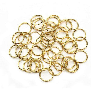1 Box(1450PCS) Assorted Sizes Metal Closed Open Jump Rings Connecters for Necklace Bracelet DIY Jewelry Making Findings Kits(3mm 4mm 5mm 6mm 7mm 8mm 10mm)(Gold) - My Store