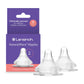 Lansinoh NaturalWave Baby Bottle Nipples – 100% Soft, Durable Silicone, Made Without BPA BPS, Anti-Colic, Supports The Baby’s Developing Mouth and Teeth, Fast Flow, Size F, 2 Count, 6+ Months