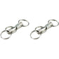 Lucky Line 3-Way Pull Apart Keychain,1 Pack, Red, Blue and Silver (71701)