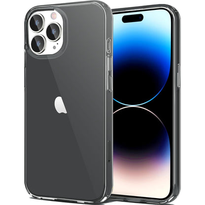 Compatible with iPhone 14 Pro Case, Bling Sparkle Soft TPU Anti-Scratch Shockproof Protective Phone Bumper, Women Girls Cute Slim Sparkly Phone Case for iPhone 14 Pro, Clear Glitter