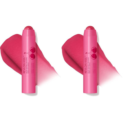 Revlon Kiss Tinted Lip Balm with SPF 20, Hydrating, Flavored, Infused with Natural Fruit Oils, 030 Sweet Cherry, 0.09 oz