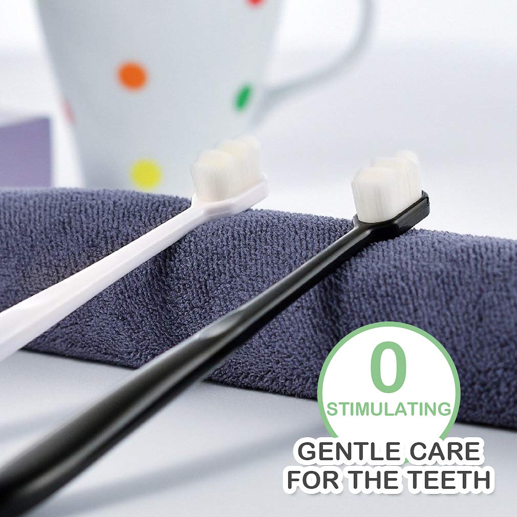 Buy now EasyHonor Extra Toothbrush for Sensitive Gums, Micro Fur Manual Toothbrush with 20000 Soft Floss Bristle for Pregnant Women, Elderly, Braces and Gum Recessions, Protect Fragile Gums (6 Pack) at indiglob india
