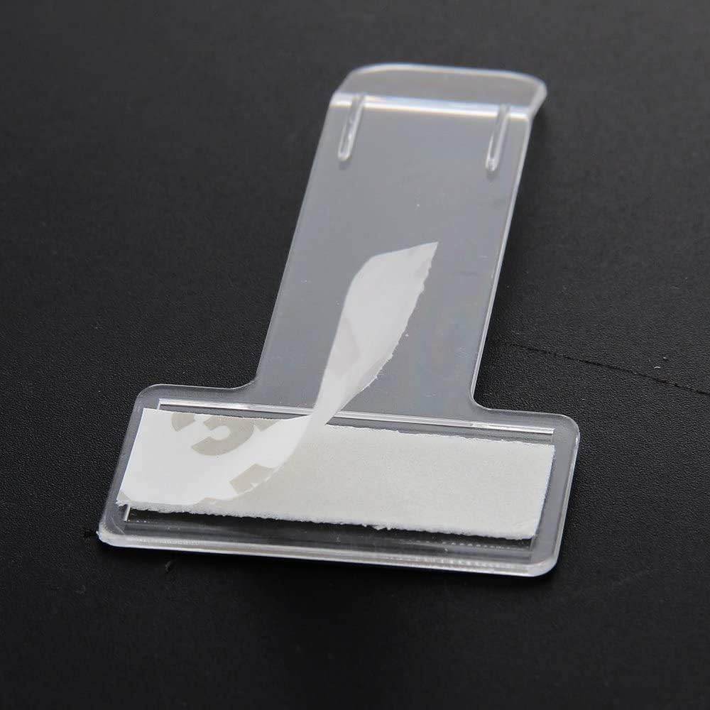 2 Pcs Car Transparent Invoice Ticket Folder Car Windscreen Window Parking Permits Ticket Holder Clip - My Store