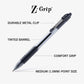 Zebra Pen Z-Grip Retractable Ballpoint Pen, Smooth-Flowing Black Ink, 1.0mm Medium Point, School Supplies, Teacher Supplies, and Office Supplies, 5-Pack (22215)
