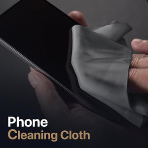 Kuzy 3 Pack Premium Microfiber Cleaning Cloth - MacBook Screen Cleaner Keyboard Cover Imprint Protection Accessories - Laptop Screen Cleaner Cloth - Eyeglass Lens Glasses Cleaner, 3 Pack - Gray